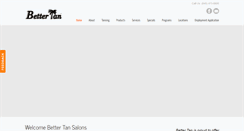 Desktop Screenshot of bettertansalons.com