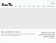 Tablet Screenshot of bettertansalons.com